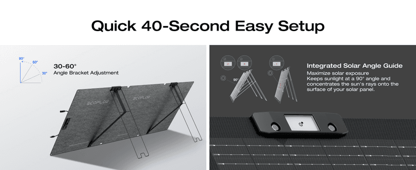 EF ECOFLOW Solar Generator Delta 2 Max 2048Wh with 2x160W Solar Panel, 2400W Portable Power Station LFP Battery, Up to 3400W AC Output, AC + Solar Fast Dual Charging 0-100% in 1 Hr for Camping RV