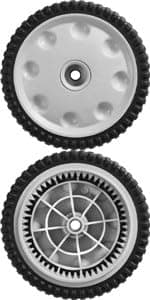 12 Inch 734-04019 Rear Wheel Replacement for MTD 734-04127, Lawn Mower Wheel 12" x 2.125" S-Wave Wheel Tire Compatible with Most Troy Bilt Walk-Behind Push Lawn Mower, 2 Pack