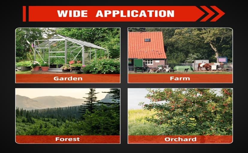 42.7CC Gas Powered Pole Saws 2-Stroke Gas Pole Saws For Tree Trimming with Single-Cylinder and Air-Cooled, Pole Chainsaw Suitable for Pruning Branches and Leaves in Orchards and Urban Greenery