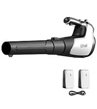 Litheli 2x20V 14" Brushless Cordless String Trimmer, Battery Powered Weed Eater, U20 Series Grass Trimmer with 2.5Ah Battery, Dual Line Bump Feed for Lawn Trimming, Lawn Care