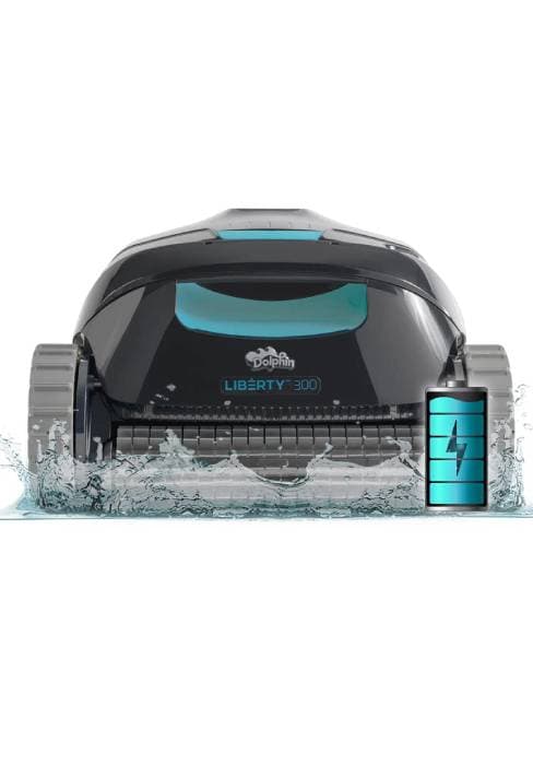 Dolphin (2025 Model) Liberty 200 Cordless Automatic Robotic Pool Vacuum Cleaner, Magnetic Charging, Wall Climbing Scrubber, Ideal for In-Ground Pools up to 33 FT in Length