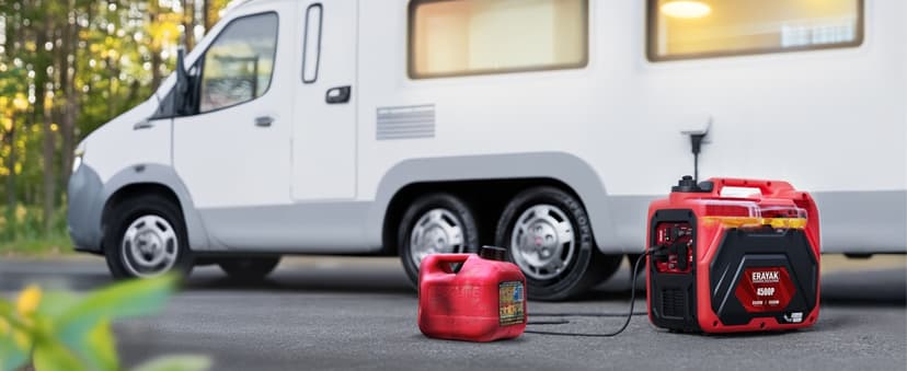 ERAYAK 4500W Portable Inverter Generator for Home Use, Super Quiet Small Generator for Camping Outdoor Emergency Power Backup, Gas Powered Engine, EPA Compliant