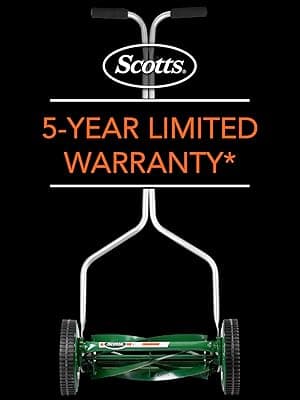 Scotts Outdoor Power Tools 304-14S 14-Inch 5-Blade Push Reel Lawn Mower, Green