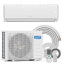 ROVSUN 11500 BTU Wifi Enabled Mini Split Air Conditioner & Heater, 17 SEER2 115V Inverter Ductless Wall AC Unit with Pre-Charged Condenser, Heat Pump & Installation Kit