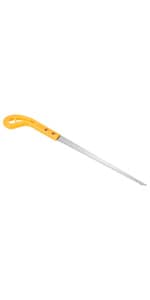 uxcell 24 Inch Pruning Saws, Straight Blade Hand Saw Wood Handle for Camping Garden Wood Tree Branches Trimming