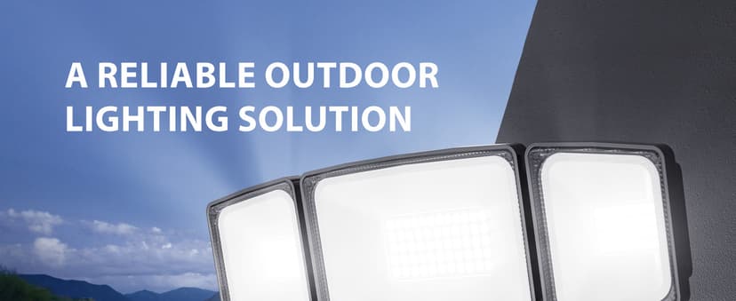 Onforu 65W LED Security Lights Motion Sensor Light Outdoor, 6500LM, 6500K, IP65 Waterproof, Flood Light Outdoor Motion Detector with Adjustable 3 Head, Hardwired Wall Light for Entryway, Yard, Garage