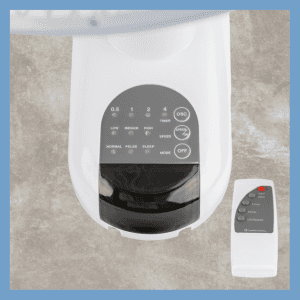 Comfort Zone 16" Quiet 3-Speed Wall Mount Fan with Remote Control, Timer and Adjustable Tilt, Ideal for Home, Bedroom, Gym & Office, CZ16WR