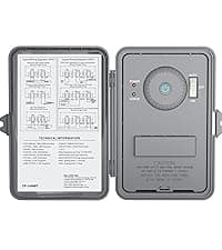 BN-LINK Pool Pump Timer, Outdoor Mechanical Timer Box, Heavy Duty 24 Hour Programmable, 2HP 40A Max, 120, 240, 277 VAC, for Pool Pump, Water Heater, Fans, SPA, ETL Listed