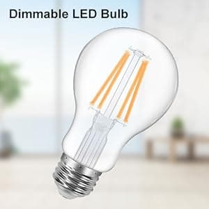 TRLIFE Wall Sconce Plug in, Dimmable Wall Sconce Wall Lights with Plug in Cord and Dimmer On/Off Knob Switch, Swing Arm Wall Light for Bedside Bedroom Stairway Living Room(1 Pack, 1 Bulb Included)