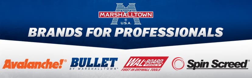 MARSHALLTOWN Standard Notched Trowel, Square Notch, 6x6x6 mm Notch Size, DuraSoft Left-Handed, Flooring and Tiling, Tile Tool, Made in the USA, 702SDL