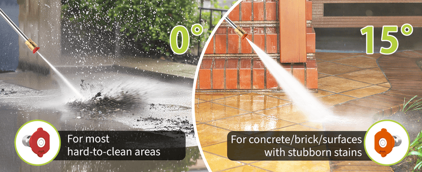 Pressure Washer, Adjustable 5000 Max PSI 2.5 Max GPM, Power Washer with 33 FT Hose Reel, Steel Wand, 500ml Foam Cannon, 4-Nozzle Set, Electric Pressure Washer for Cars, Fences, Patios