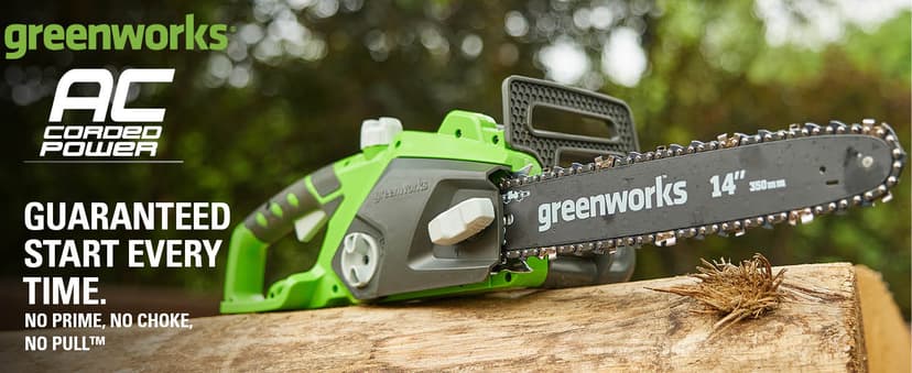 Greenworks 10.5 Amp 14-Inch Corded Chainsaw 20222