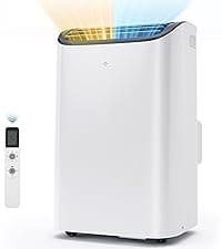 EUHOMY Portable Air Conditioners 12,000 Btu, 4 in 1 Portable Cooling AC with Heat, Dehumidifier, Fan Modes, Quiet Stand-up AC with 46dB Low Noise & Sleep Mode for Bedrooms, room up to 550 Sq.Ft