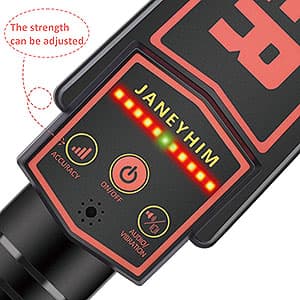 Metal Detector Wand Rechargeable,Nail Finder,Metal Detector Wand for Woodworking,Security Wand (with Built-in Battery, with Charging Line)