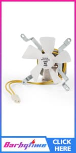 Grill Replacement Parts for Pit Boss Smoker Grills, Induction Fan Replacement for Traeger Wood Pellet Grills, White Nylon Combustion Fan for Sam's Club Wood Pellet Smoker Grill