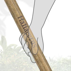 Haliaeetus Triangle Hoe, 60'' Scuffle Hoe for Keeping Your Back from Tiring Out, Weeding Just in Push-Pull Motion, Rogue Hoe with Triangle Head for Quickly Clear Out a lot of Weeds from All Direction