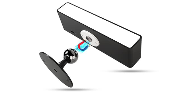 Honalia Adhesive Wall Lights for Bedroom 2 Pack, Rechargeable Wall Lights with Magnetic & Dimmable, 360 Rotation Cordless Wall Sconce, Peel and Stick Lights for Wall Bedside, Reading