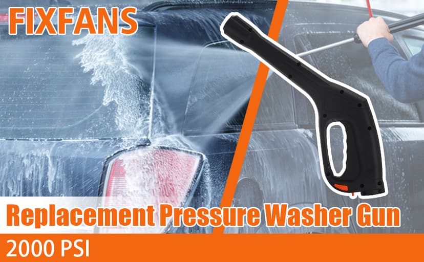Pressure Washer Gun, Compatible with Some Portland Husky Black Decker Ford Pulsar Shopforce Taskforce Powerwasher Taskmaster Electric Pressure Washers, Replacement Power Washer Gun 2000 PSI