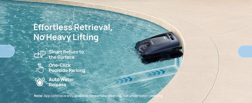 Beatbot AquaSense 2 Ultra Cordless Robotic Pool Cleaner for Complex Pools, Pool Mapping with AI Camera, 5-in-1 Cleaning, Smart Surface Parking, Pool Skimmer, Water Clarification – Prussian Blue