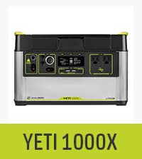 Goal Zero Yeti Portable Power Station - Yeti 6000X w/ 6,071 Watt Hours Battery Capacity, USB Ports, AC Inverter & 2 Ranger 300 Briefcase Solar Panels - Rechargeable Generator for Home, RVs, Work Sites