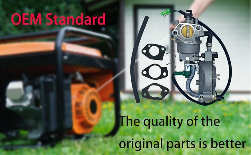 YAMAKATO 389cc 420cc Tri Dual Generator Carburetor Gas to LPG CNG Conversion Kit OEM for Fuel Generac Predator Champion Duromax Honda etc. 459cc 338cc 301cc GX270 GX340 GX390 Manual