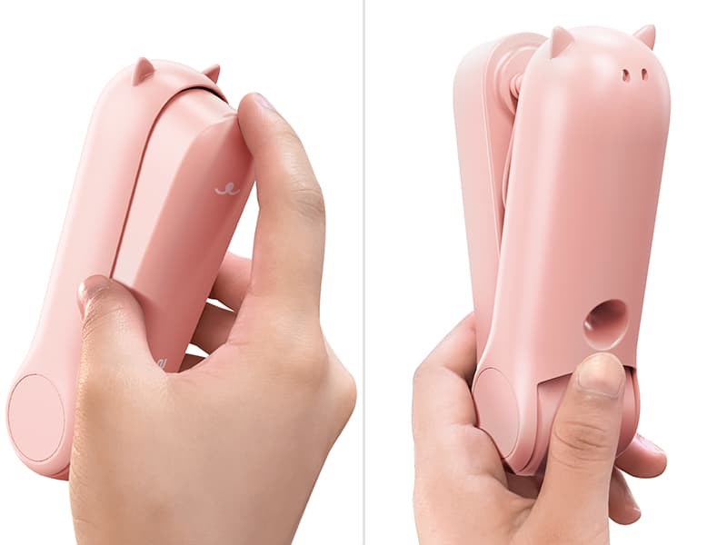 SWEETFULL Portable Misting Fan, Handheld Personal Mister, Mini Spray Water Mist, Kids Women Fan For Travel, Outdoors, Hiking, Camping, Home Office (Pink)