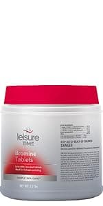 Leisure Time E5 Spa 56 Chlorinating Granules for Spas and Hot Tubs - Maintains Clean, Clear, Sanitized Water, 5 lbs