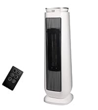 PELONIS PHTA1ABB Portable, 1500W/900W, Quiet Cooling & Heating Mode Space Heater for All Season, Tip Over & Overheat Protection,for Home, Office Personal Use, Black , 9inch