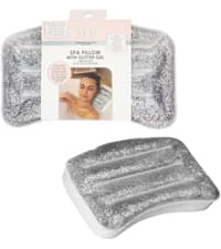 Spa Pillow with Glitter Gel - 1pc Cooling Spa Pillow for Bathtub and Hot Tub Relaxation | Luxury Bath Products & Spa Accessories for Women