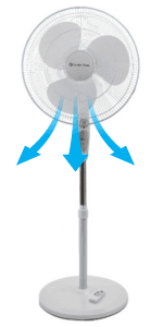 Comfort Zone 16" Quiet 3-Speed Wall Mount Fan with Remote Control, Timer and Adjustable Tilt, Ideal for Home, Bedroom, Gym & Office, CZ16WR