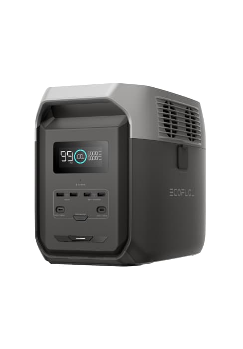 EF ECOFLOW Portable Power Station Delta 2, 1024Wh LiFePO4 (LFP) Battery, 1800W AC/100W USB-C Output, Solar Generator(Solar Panel Optional) for Home Backup Power, Camping & RVs