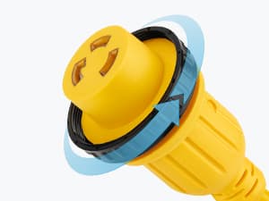 Kohree 30 Amp to 110V RV Adapter with Surge Protection, 8000 Joules 15 Amp to 30 Amp RV Power Adapter 21'' with Twist Lock, Circuit Analyzer w/LED Indicators, for Camper Travel Trailer