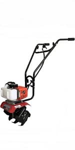 GardenTrax Mini Tiller Cultivator Powerful 33cc 2-Cycle Engine