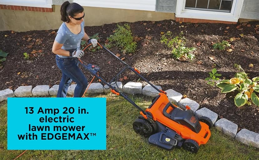 BLACK+DECKER Lawn Mower, Corded, 13-Amp, 20-Inch (MM2000)