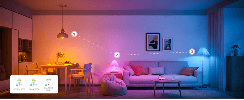 Govee Smart Light Bulbs, 1200 Lumens Dimmable BR30 Bulbs, RGBWW Color Changing Light Bulb, Flood Light Bulbs Work with Alexa, Google Assistant, WiFi & Bluetooth LED Bulbs, Music Sync, 2 Pack