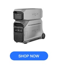 EF ECOFLOW DELTA Pro 3 Portable Power Station, 4096Wh LFP Battery, Expandable to 48kWh, 120/240V 4000W AC Output, Solar Generator for Home Use, Camping Accessories, Emergencies, Power Outages, RVs