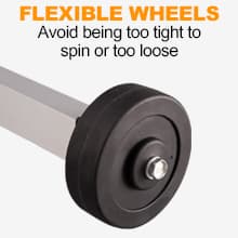 Toolwiz Magnetic Pick Up Sweeper 17-inch Heavy Duty Magnet Pickup Lawn Sweeper Roofing Tools, 8.8 Lbs Yard Tools with Telescoping Holder and Wheels to Clean Nails Adjustable Handle for Construction