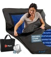 Lifepro BioRemedy Infrared Sauna Blanket - Portable Far Infrared Home Sauna for Detox, Tension, and Relaxation - Adjustable Temperature (86-158°F) - Includes Carry Bag & Detox Wraps