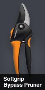 Fiskars Bypass Pruning Shears, 5/8-Inch Cut Capacity Garden Clippers, Gardening Scissors with Sharp, Rust Resistant Steel Blade