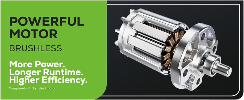 Greenworks 60V 21” Cordless (Push) Lawn Mower (LED Lights + Aluminum Handles), 5.0Ah Battery and Rapid Charger