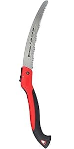 Corona Tools 10-Inch RazorTOOTH Folding Saw | Pruning Saw Designed for Single-Hand Use | Curved Blade Hand Saw | Cuts Branches Up to 6" in Diameter | RS 7265D