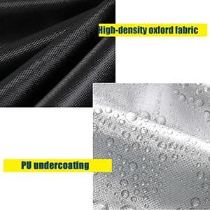 Patio Heater Cover, Outdoor Standing Square Heater Covers with Zipper Waterproof Windproof Thicker Oxford (Black, 87" H x 21" W x 24" D Inch)