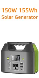 EnginStar Portable Power Station 300W 296Wh Battery Bank with 110V Pure Sine Wave AC Outlet for Outdoors Camping Hunting and Emergency, 80000mAh Backup Battery Power Supply for CPAP