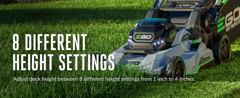 EGO Power+ Electric Lawn Mower, Self-Propelled Cordless with Select Cut and Touch Drive, Battery and Charger Not Included – LM2130SP