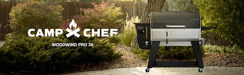 Camp Chef Woodwind Pro 36 Grill - Pellet Grill & Smoker for Outdoor Cooking - Comes with WIFI Connectivity - Sidekick Compatible - 1236 Sq In Total Rack Surface Area