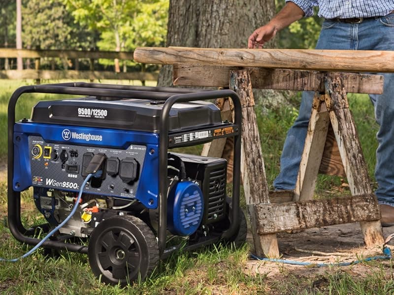 Westinghouse 12500 Peak Watt Home Backup Portable Generator, Remote Electric Start with Auto Choke, Transfer Switch Ready, Gas Powered, CO Sensor