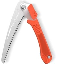 FLORA GUARD 10-Inch Folding Hand Saw, Heavy Duty Pruning Saw with Multi-Level Razer Teeth for Wood Cutting, Tree Trimming, Professional Camping Gardening Tools