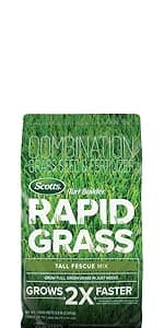 Scotts Grass Seed Drought Tolerant Mix, Kentucky Bluegrass and Tall Fescue Grass Seed Mix, Covers up to 2,000 sq. ft., 4 lb.
