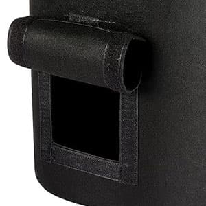 4 Packs 10 Gallon Potato Grow Bags, Heavy Duty Nonwoven Fabric Pots with Handles for Planting Vegetables, Flowers
