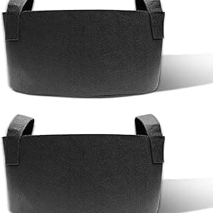 Gardzen 2-Pack 50 Gallon Grow Bags, Aeration Fabric Pots with Handles, Pot for Plants